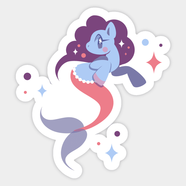 Merpony - Mermay Sticker by AeroHail